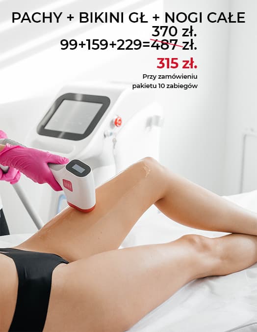 Pachy+Bikini głębokie / brazylijskie + Nogi całe